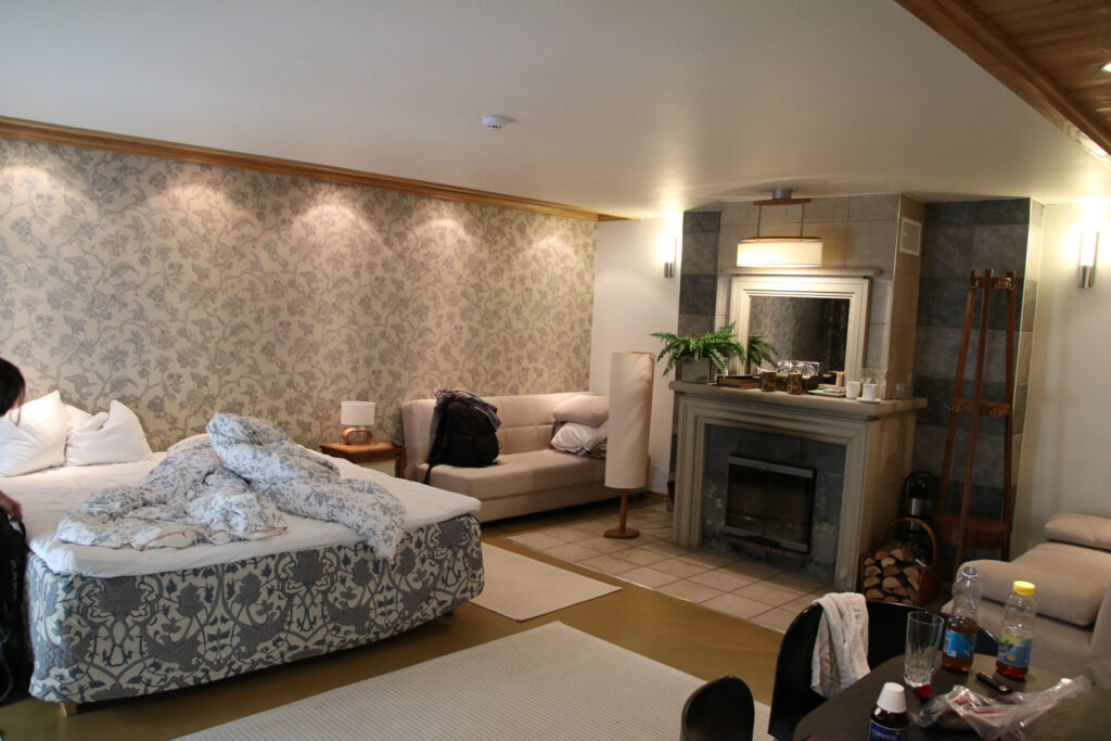 Schlafzimmer in unserer Luxus-Herberge