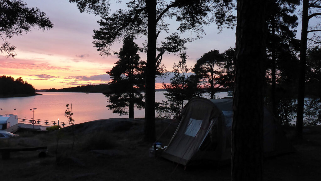 Campingplatz mit erhöhter Aussicht