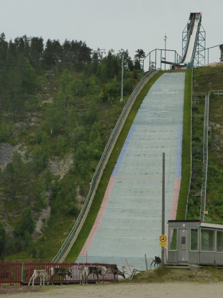 Die Sprungschanze von Ruka