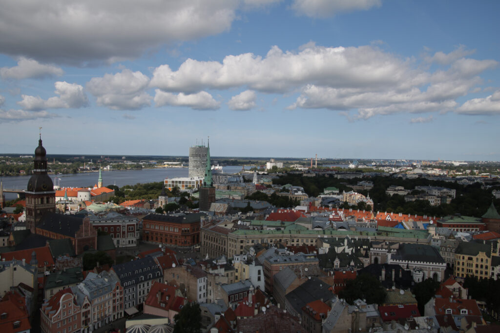 Altstadt vor Neubauten
