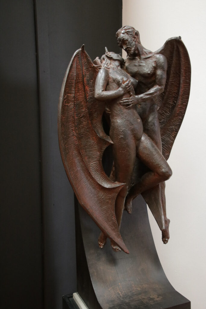 Statue im Teufelsmuseum