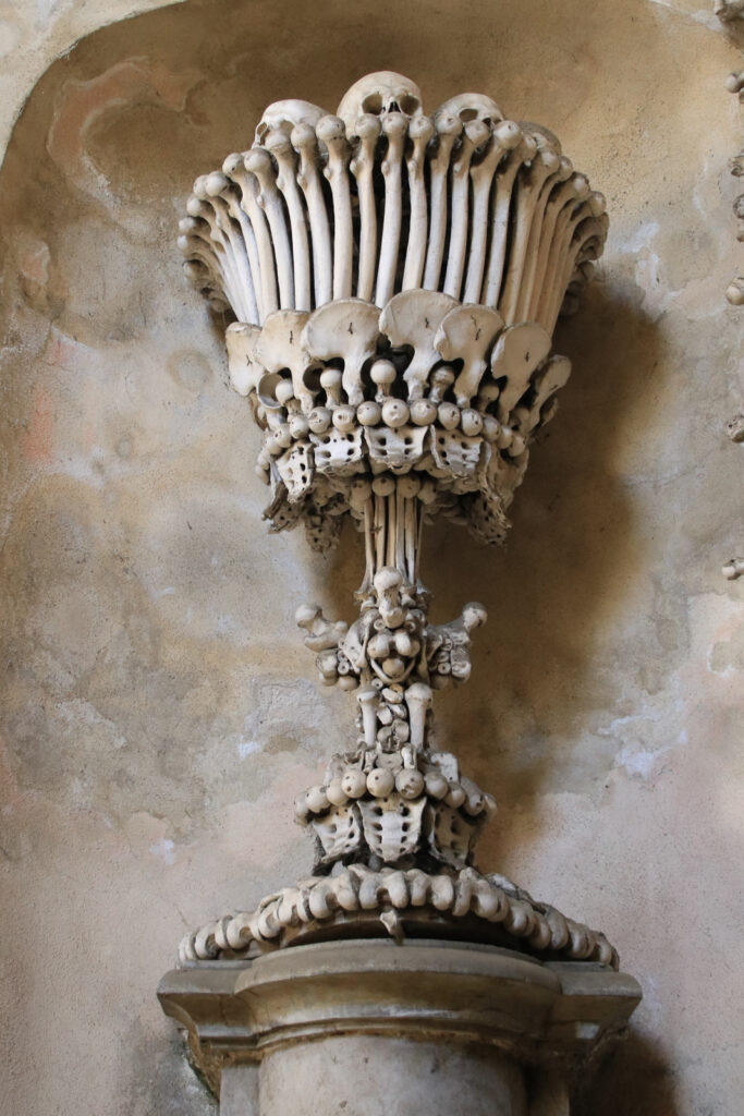 In der Knochenkirche in Kutna Ora