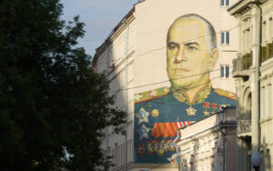 Graffiti in der Arbat Straße