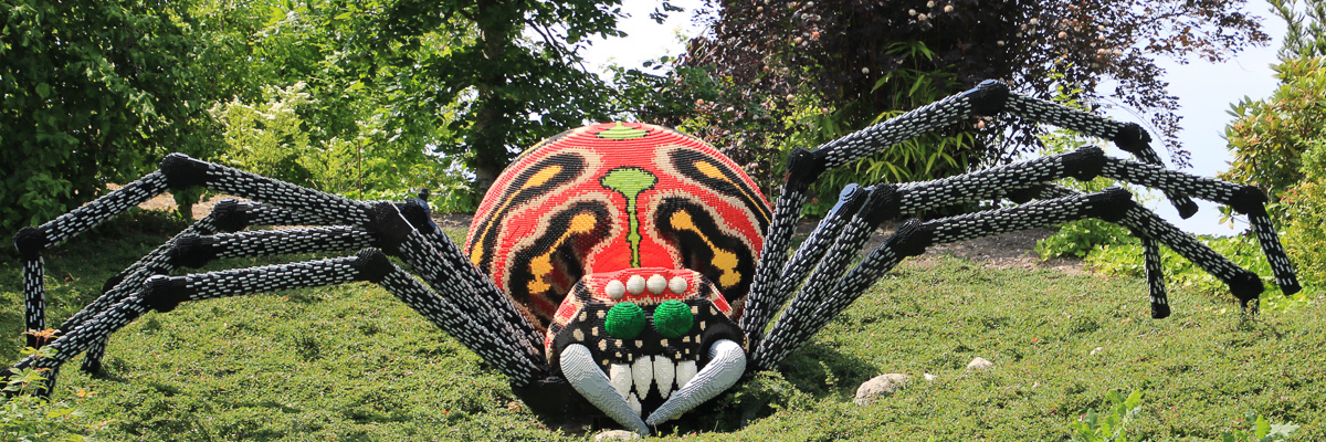 Spinne im Legoland