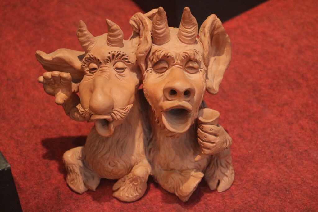 Statue im Teufelsmuseum