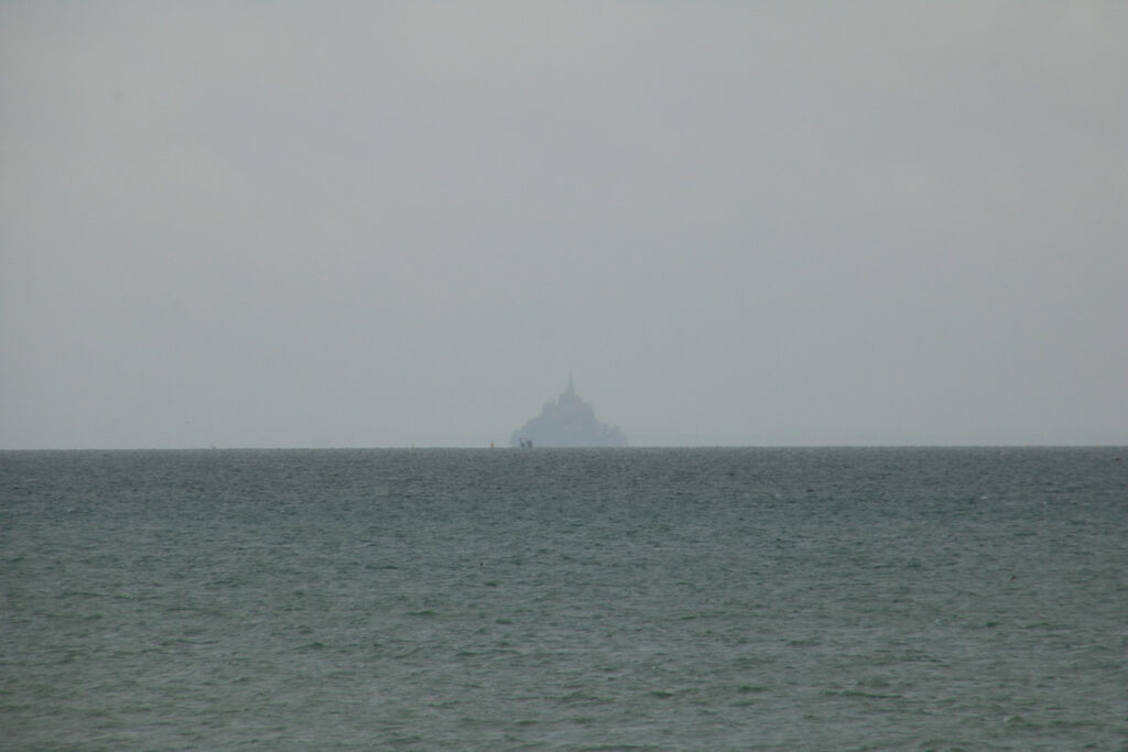Blick auf den Mont St. Michel von Cancale aus