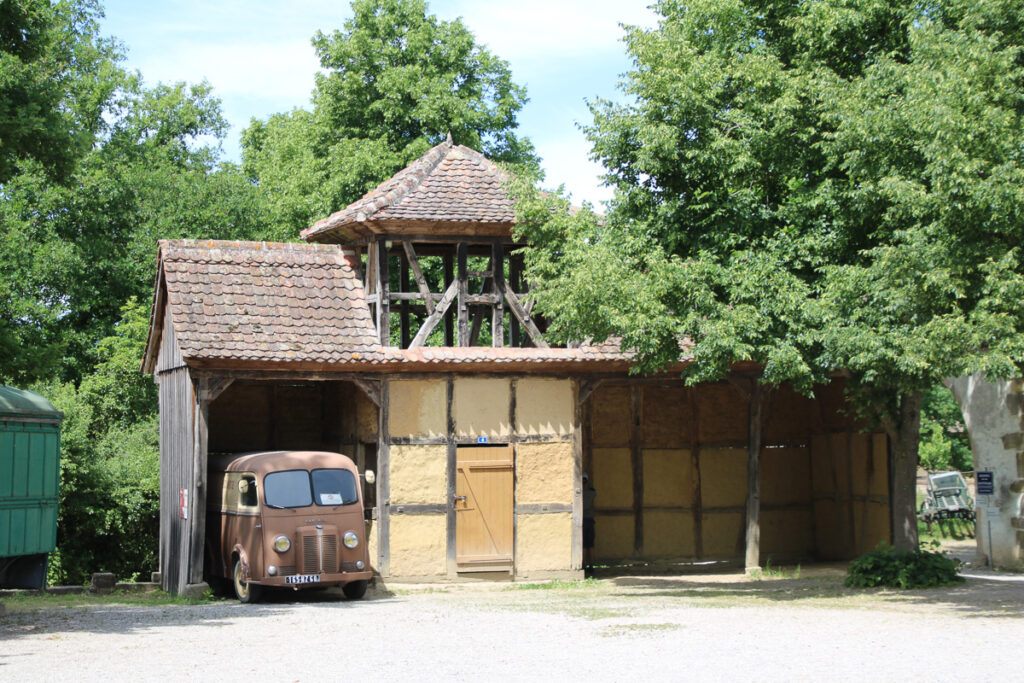 Eines der Häuser im Freilichtmuseum, Ungersheim