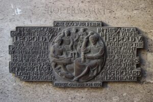 Erinnerungstafel für die Münze Österreich am Hohen Markt