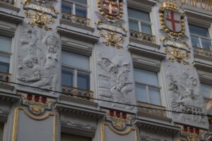 Details Fassade Julius Meinl Haus