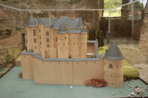 Modell vom Schloss Beaufort