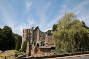 Die Ruine von Schloss Beaufort