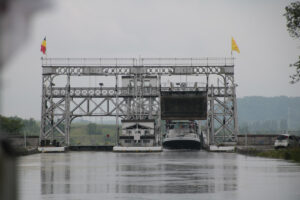 Alte Hebevorrichtung von oben