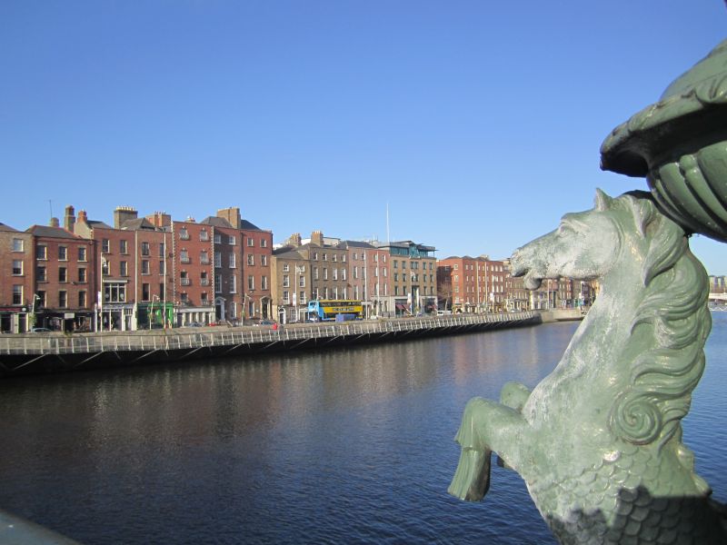 Blick auf Dublin