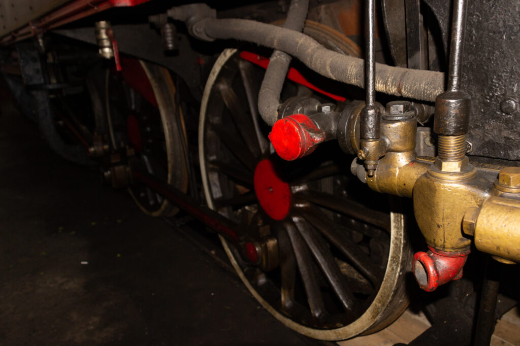 Zugdetail im Eisenbahnmuseum