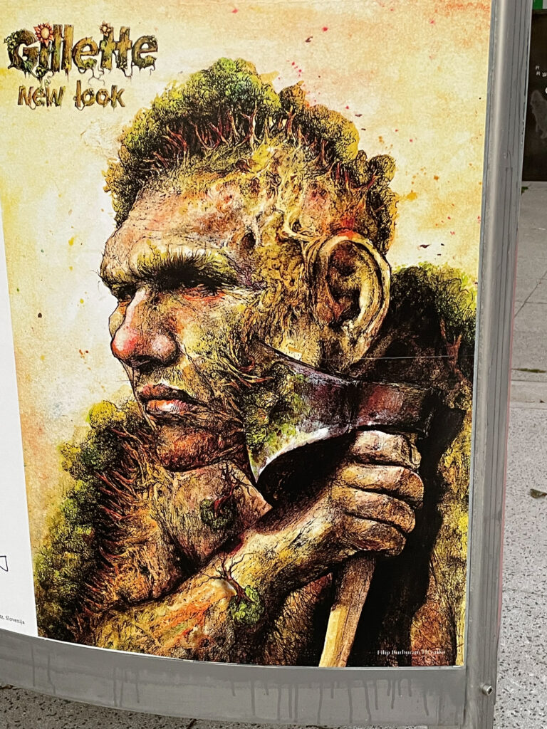 Umwelt-Protest-Plakat - Waldrasur