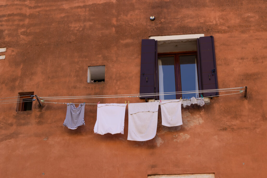 Wäschetrocknen in Venedig