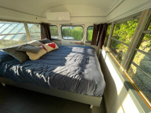 Schlafzimmer im Bus