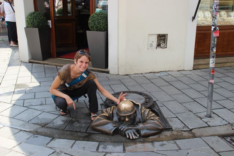 Working man in Bratislava