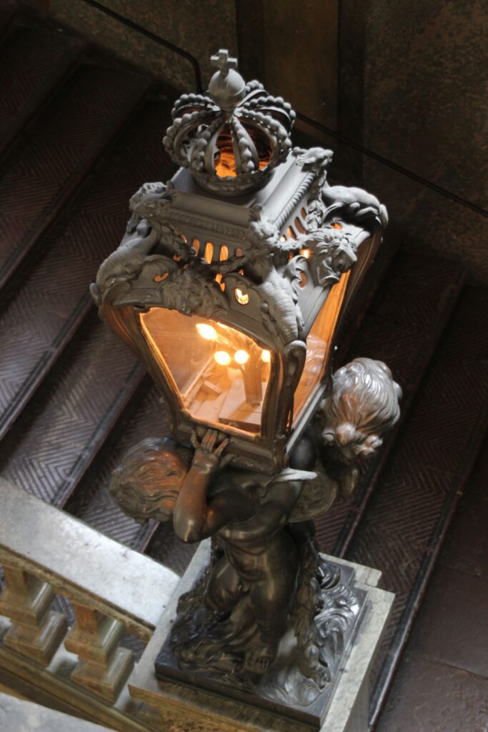 Laterne im Schloss Drottingholm