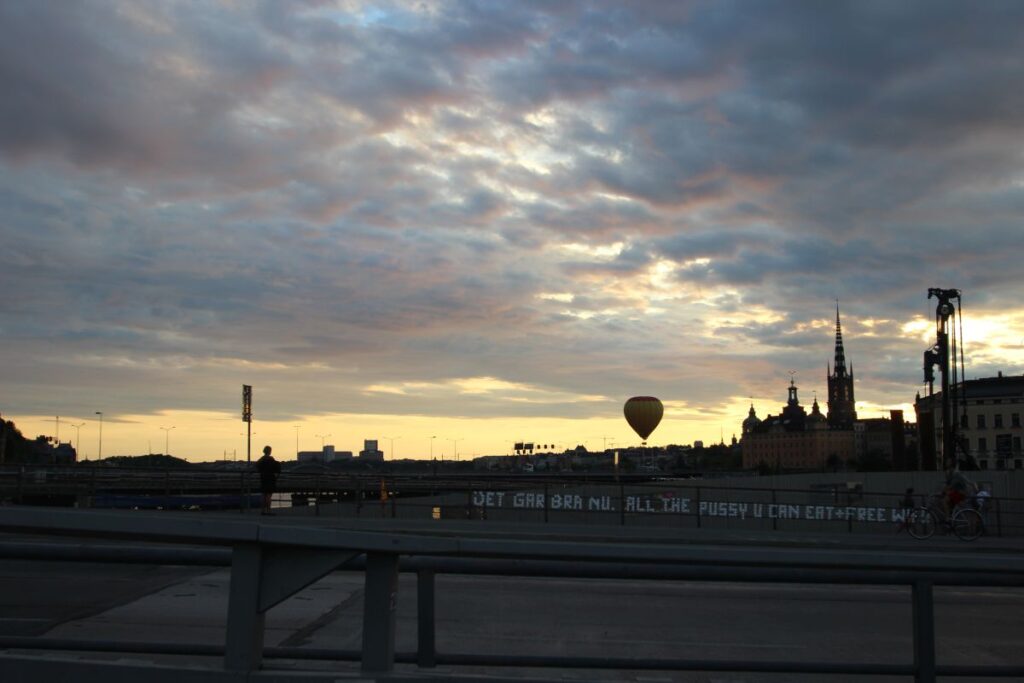 Ob hier oft Ballone fliegen