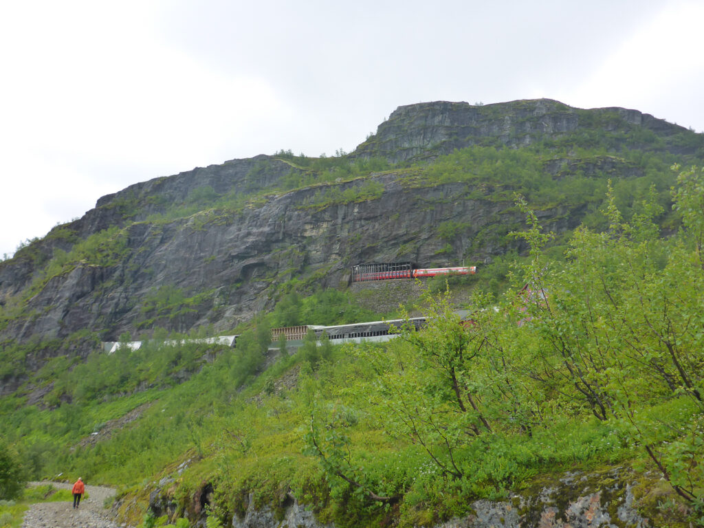 Mit der Flamsbahn hinauf