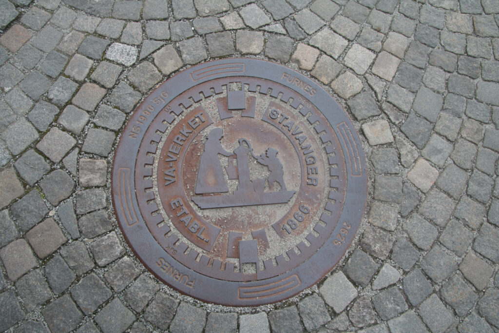 Kanaldeckel in Stavanger