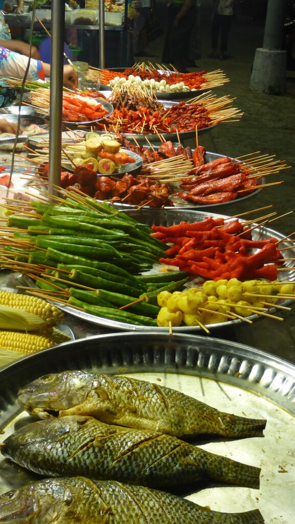 Straßenstand mit Essen