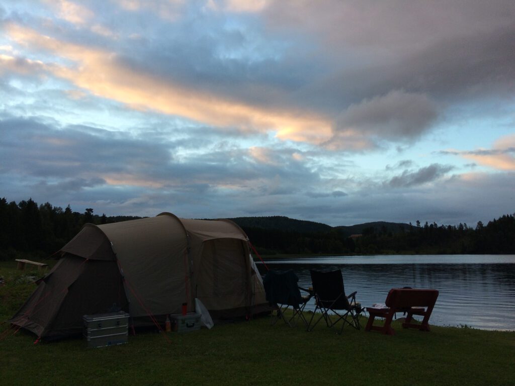 Idyllischer Zeltplatz