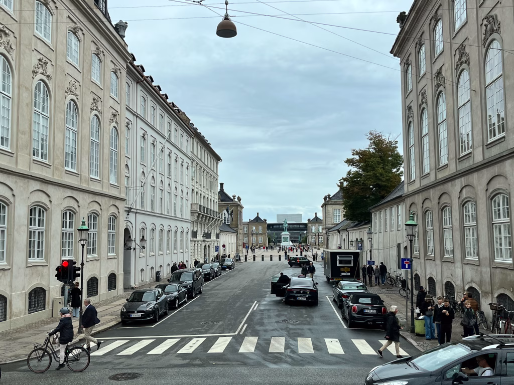 Blick auf Amalienborg