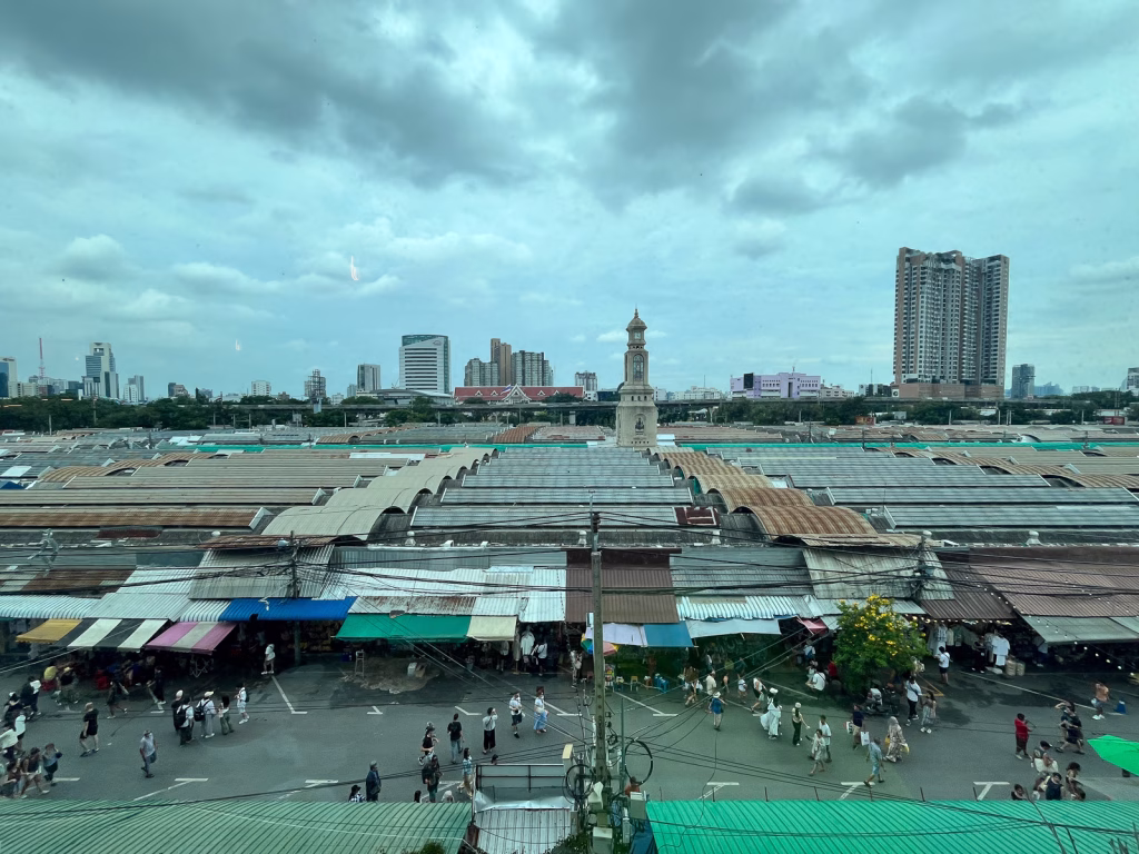 Blick auf den Chatuchak Market