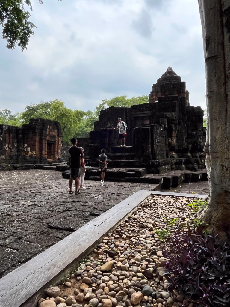 Ruinen im Khmer Stil