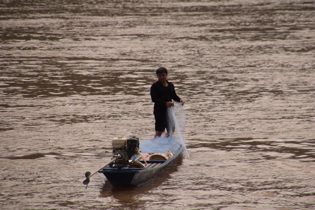 Fischer bei der Arbeit