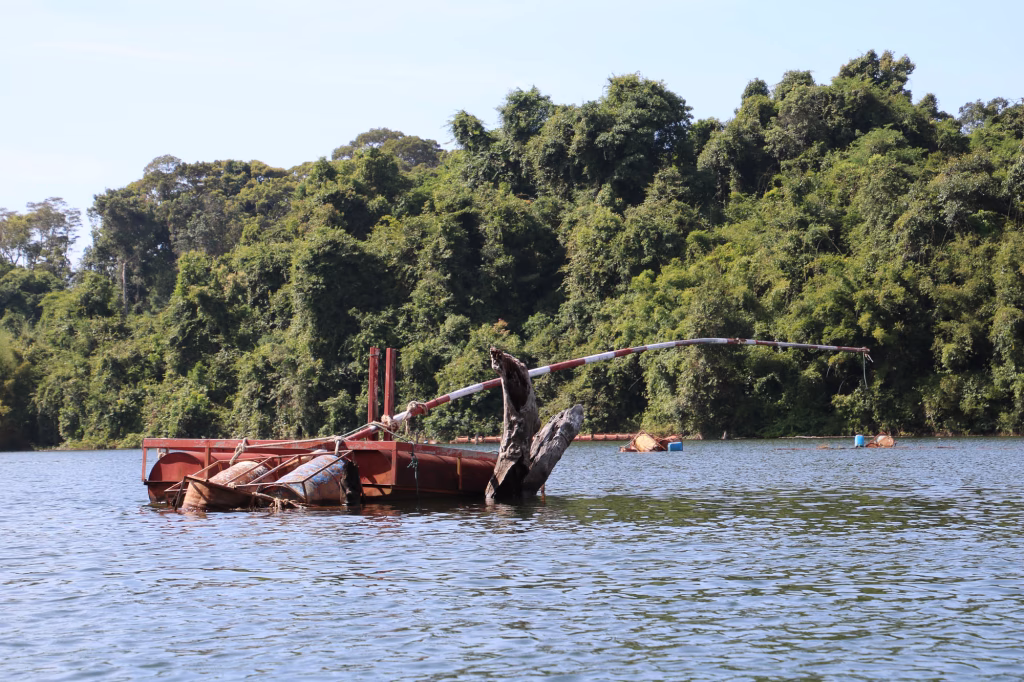 Eine Absperrung mit viel gutem Willen