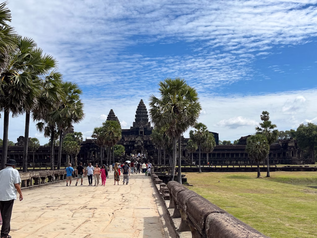 Sicht auf Angkor Wat