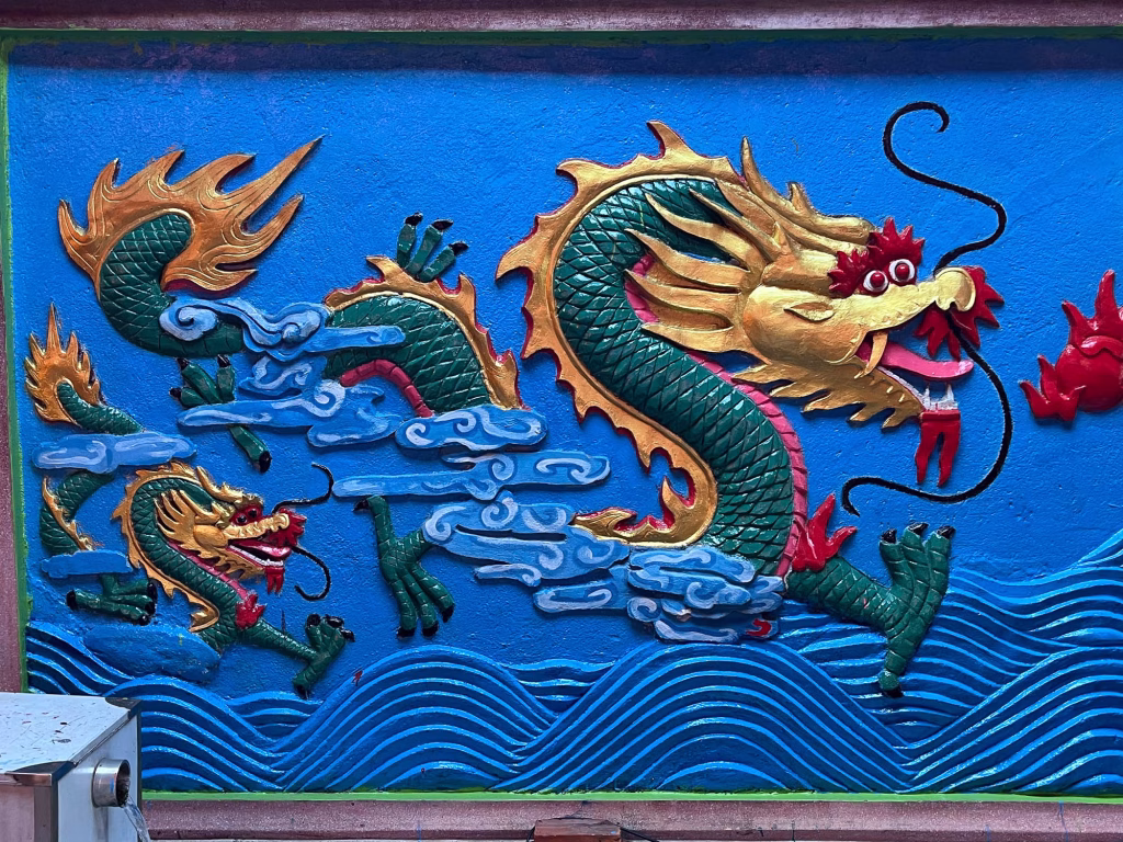 Detail im chinesischen Tempel