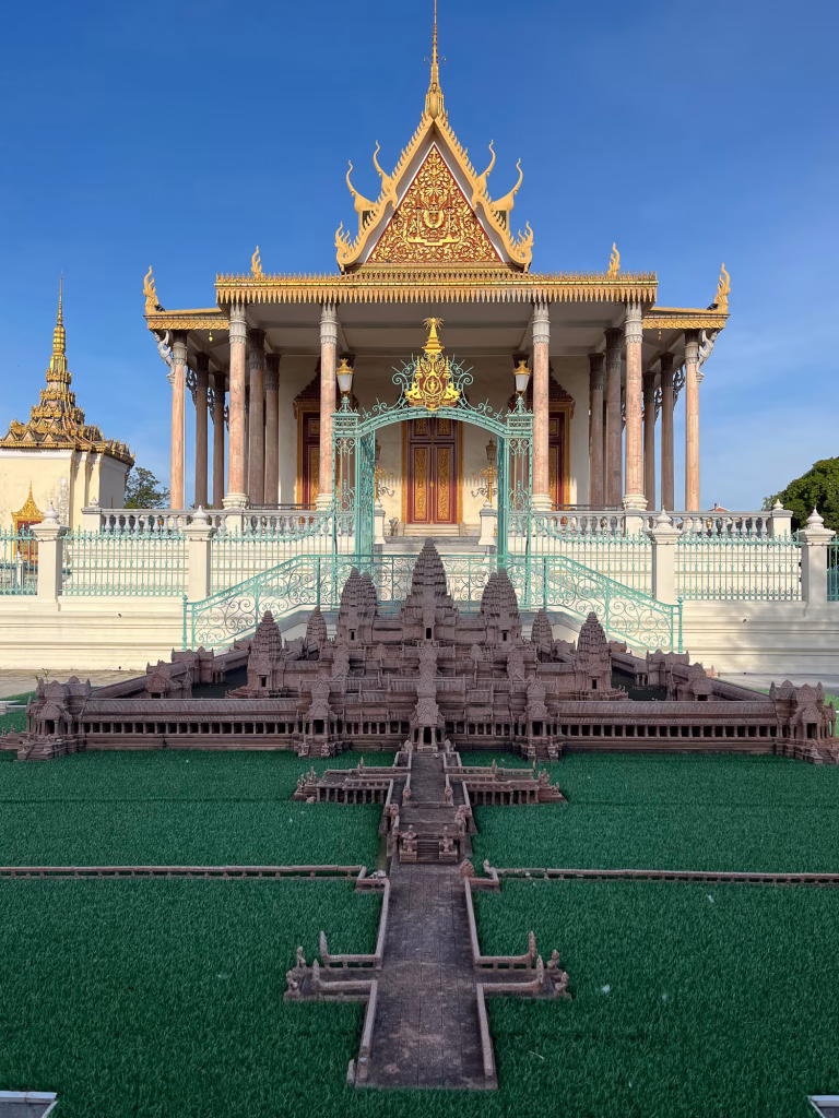 Angkor Wat Model im königlichen Palast