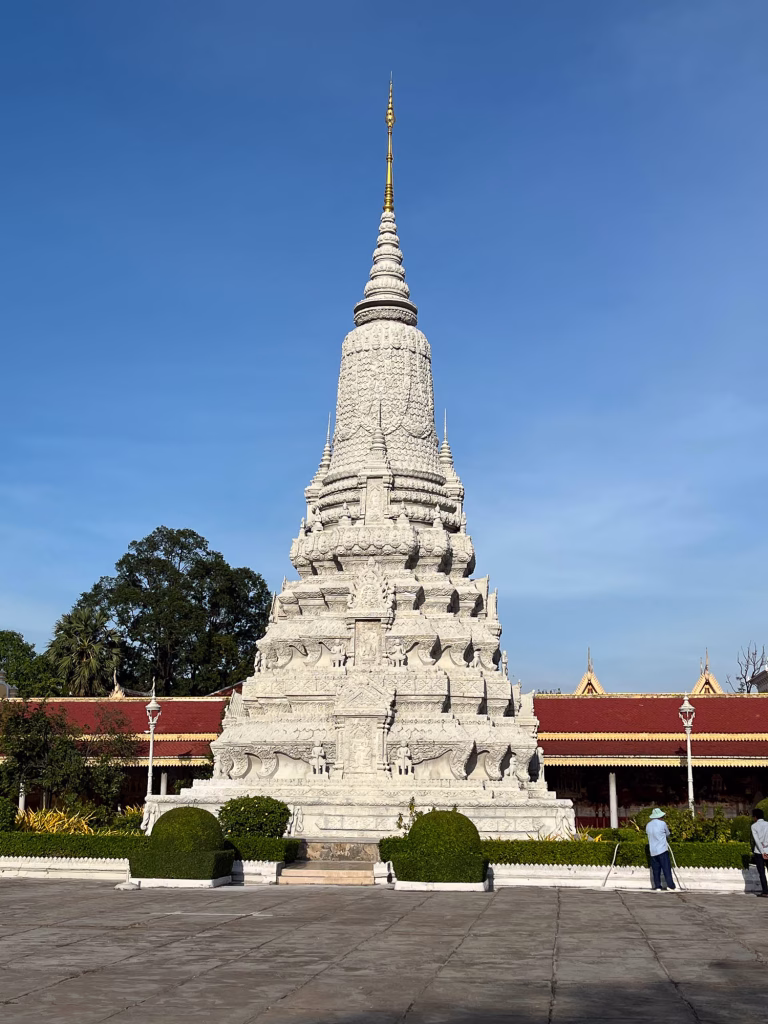 Stupa am Gelände des königlichen Palastes