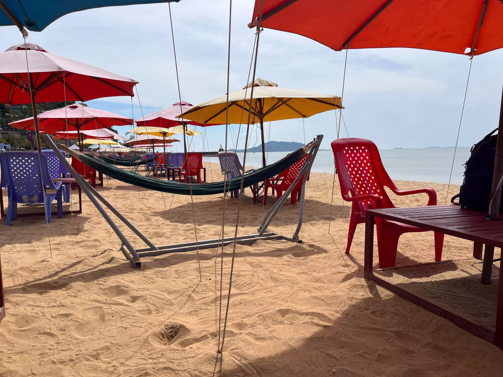 Toller Strand und kaum Touristen