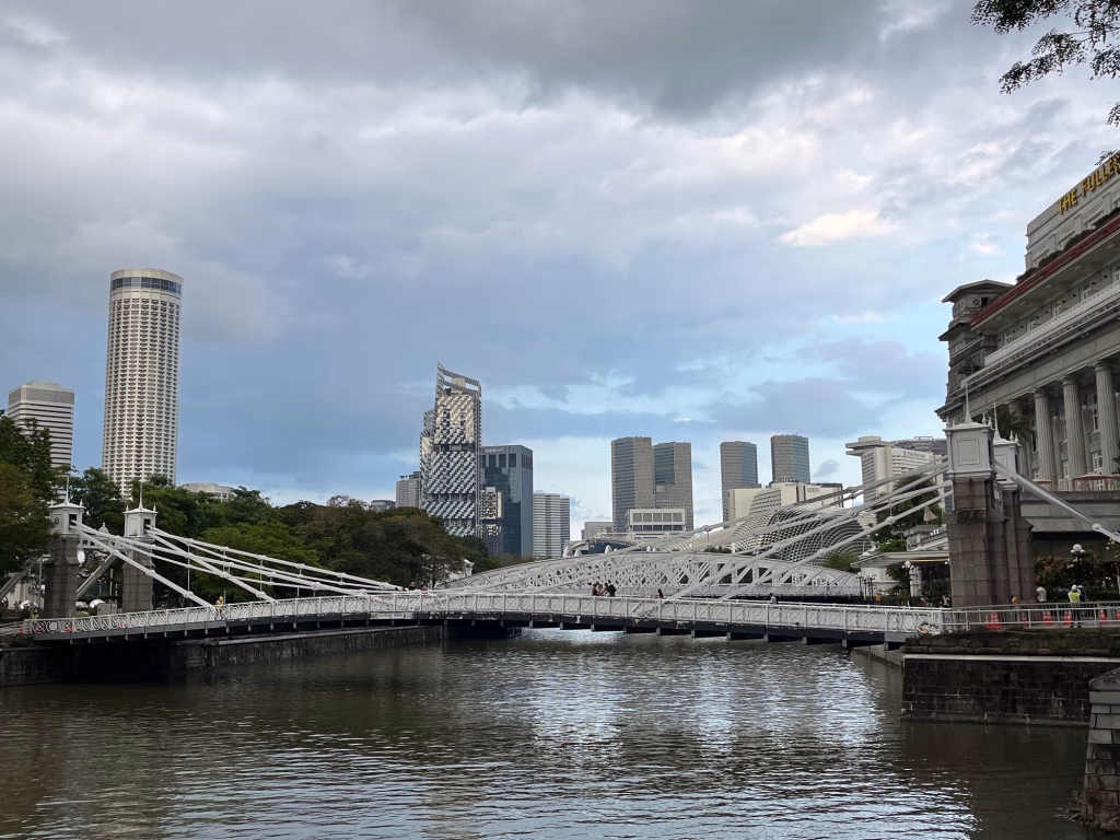 Ausblick vom Boats Quay