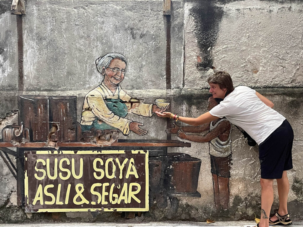 Georgetown ist bekannt für seine Street Art