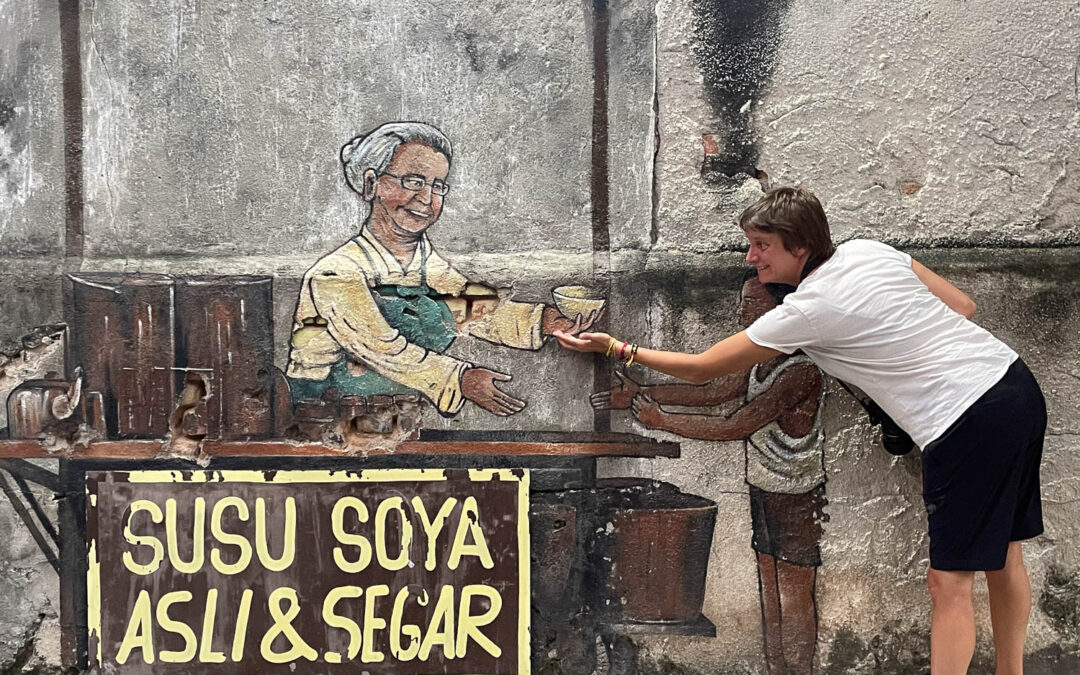 Georgetown ist bekannt für seine Street Art