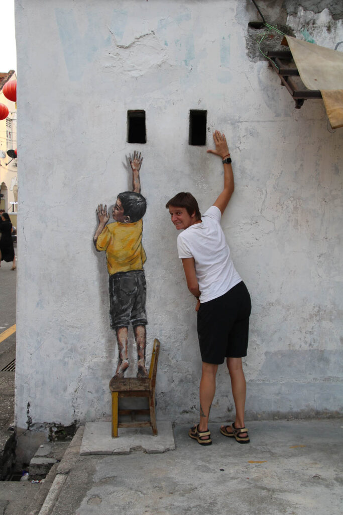 Georgetown ist bekannt für seine Street Art