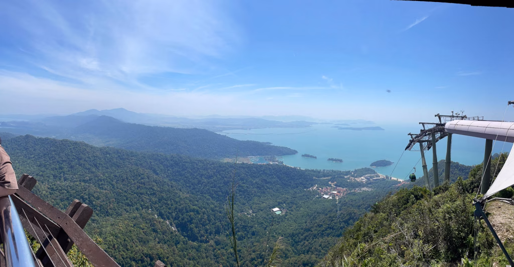 Ausblick von der Seilbahn