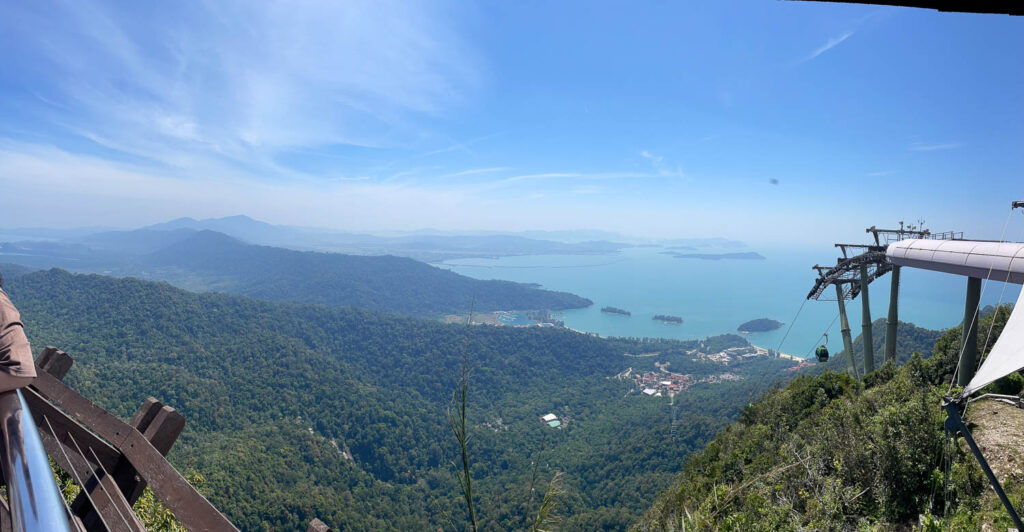 Ausblick von der Seilbahn