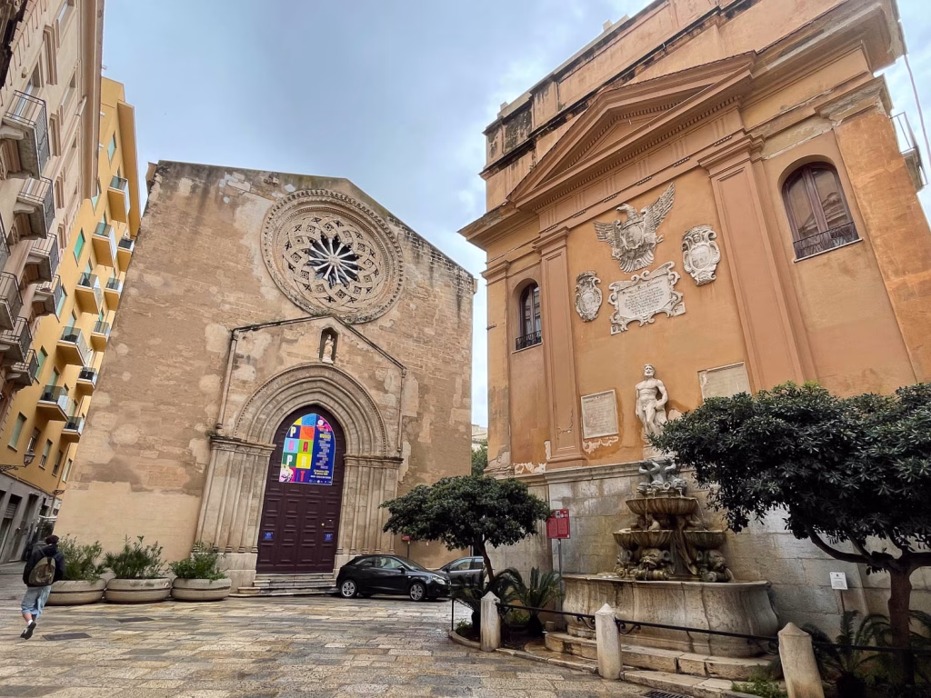 Eine der Kirchen in Trapani