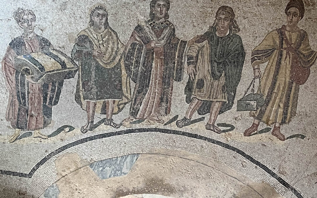 Familienbild als Mosaik - Villa Romana del Casale