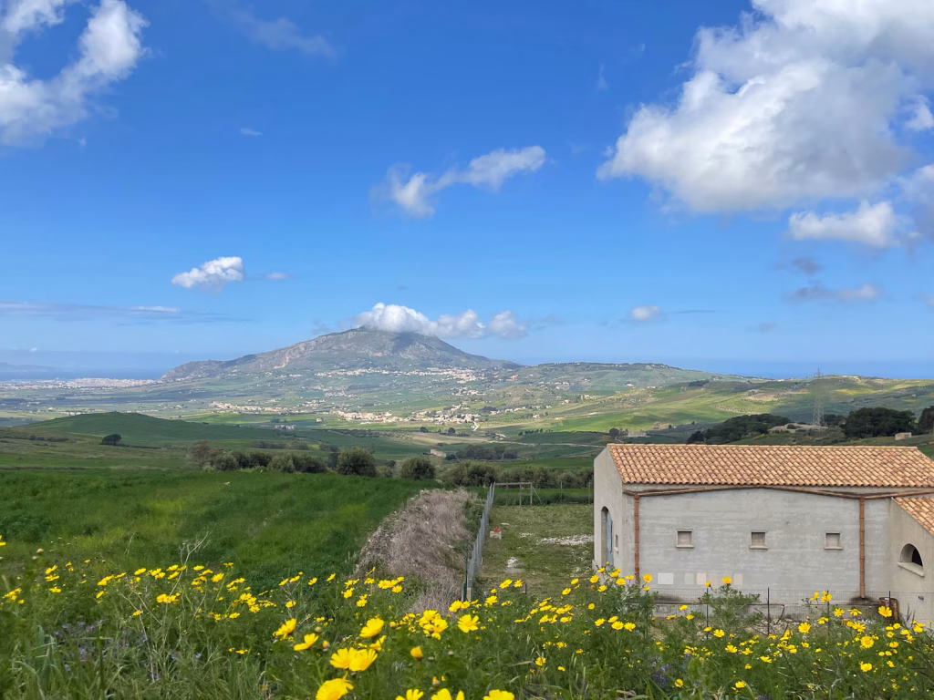 Blick auf die Umgebung von Erice